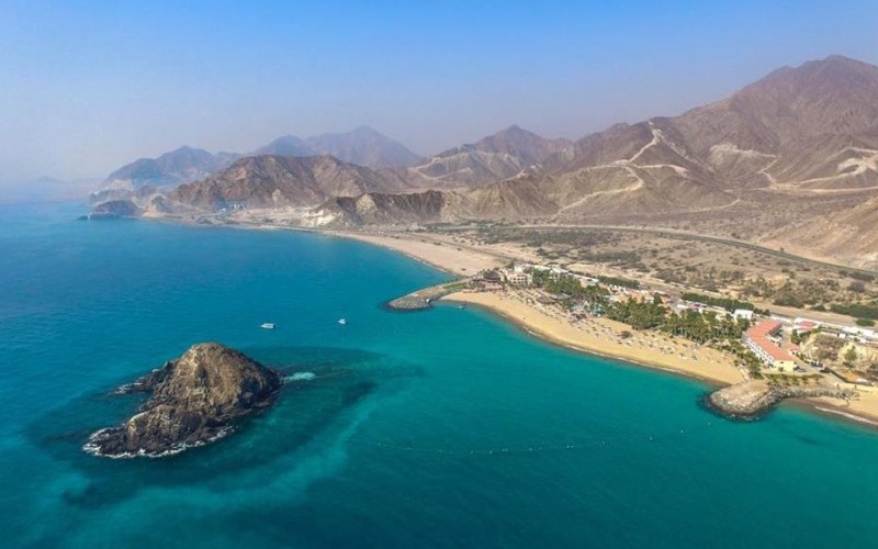 Al Aqah beach khorfakkan a hiden gem of khorfakkan