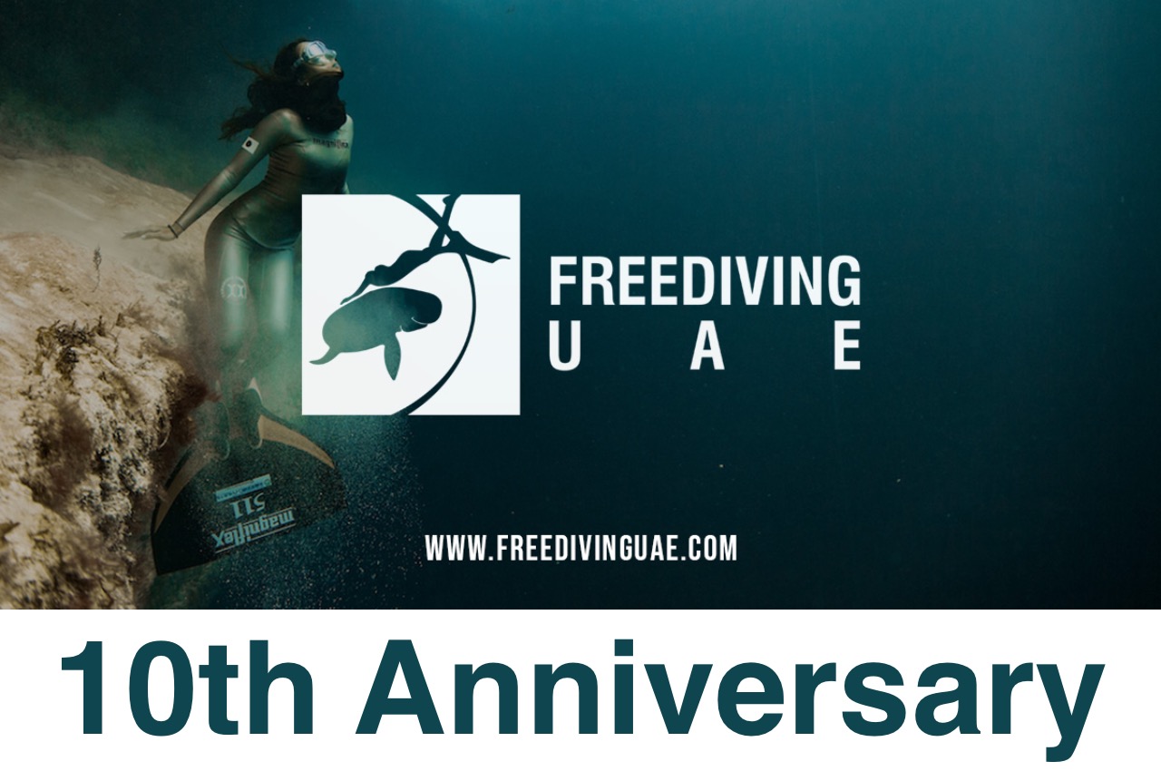Freediving UAE celebrates the 10th anniversary - Freediving in United Arab Emirates. Courses, Certificates and Equipment