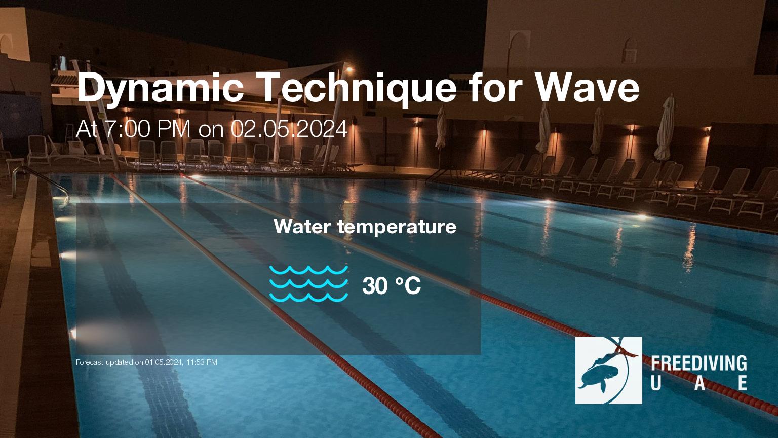 Expected weather during Dynamic Technique for Wave on Thu, May 2, at 7:00 PM