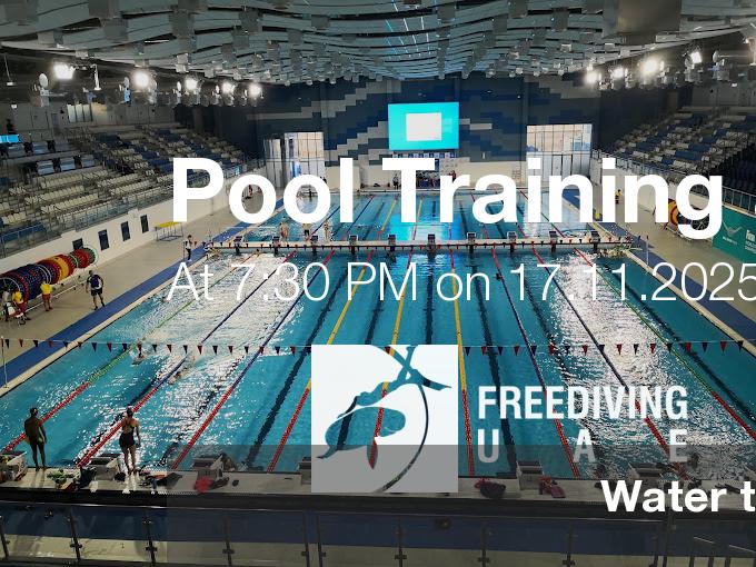 Expected weather during Pool Training at Abu Dhabi on Mon, Nov 17, at 7:30 PM